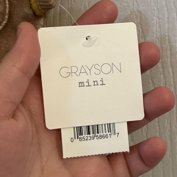 NWT Grayson Mini Bubble Romper Lemon Fruit Neutral 0-3M NEW Baby Girls Summer - Picture 9 of 13